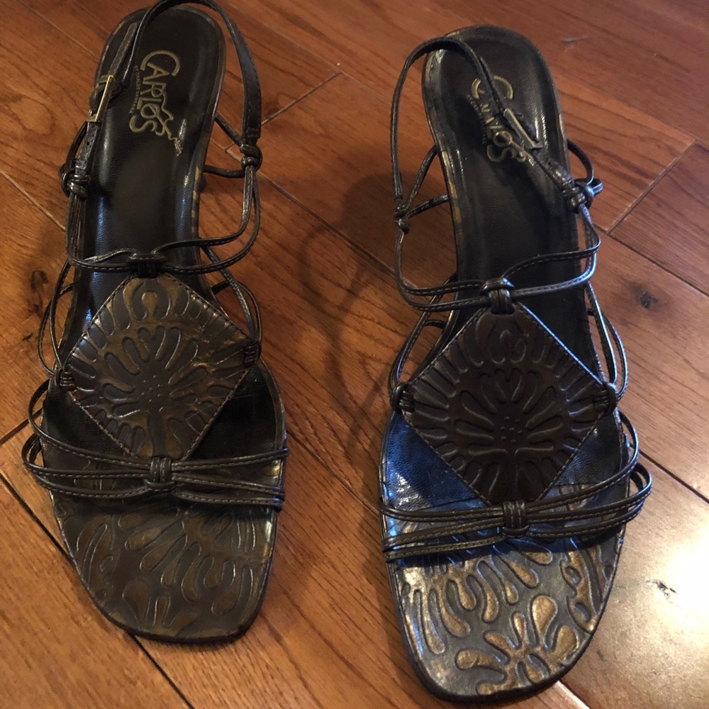 Gorgeous leather sandal heels